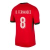 Officiële Voetbalshirt + Korte Broek Portugal B. Fernandes 8 Thuis EK 2024 - Kids